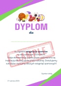 Dyplomy 2025 za osiągnięcia sportowe