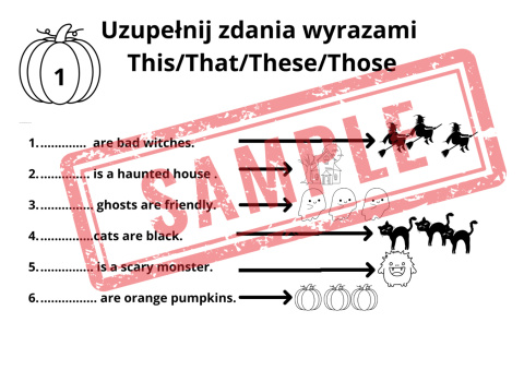 Halloween - mini Escape room poziom A1 Halloween - mini Escape room poziom A1