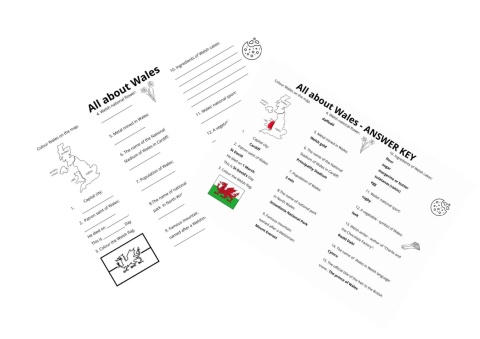 Wales - webquest Wales - webquest